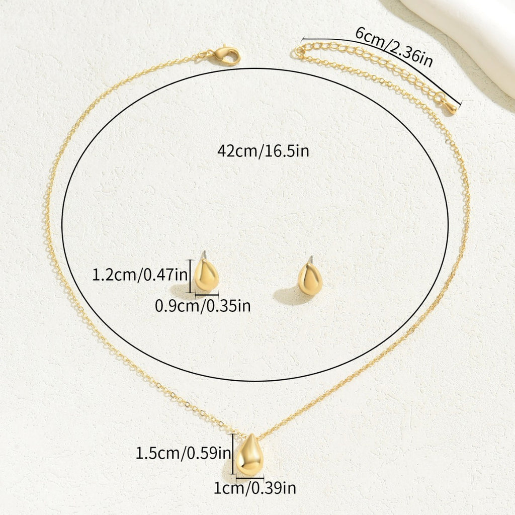 Minimal Teardrop Pendant Jewelry — product image 3