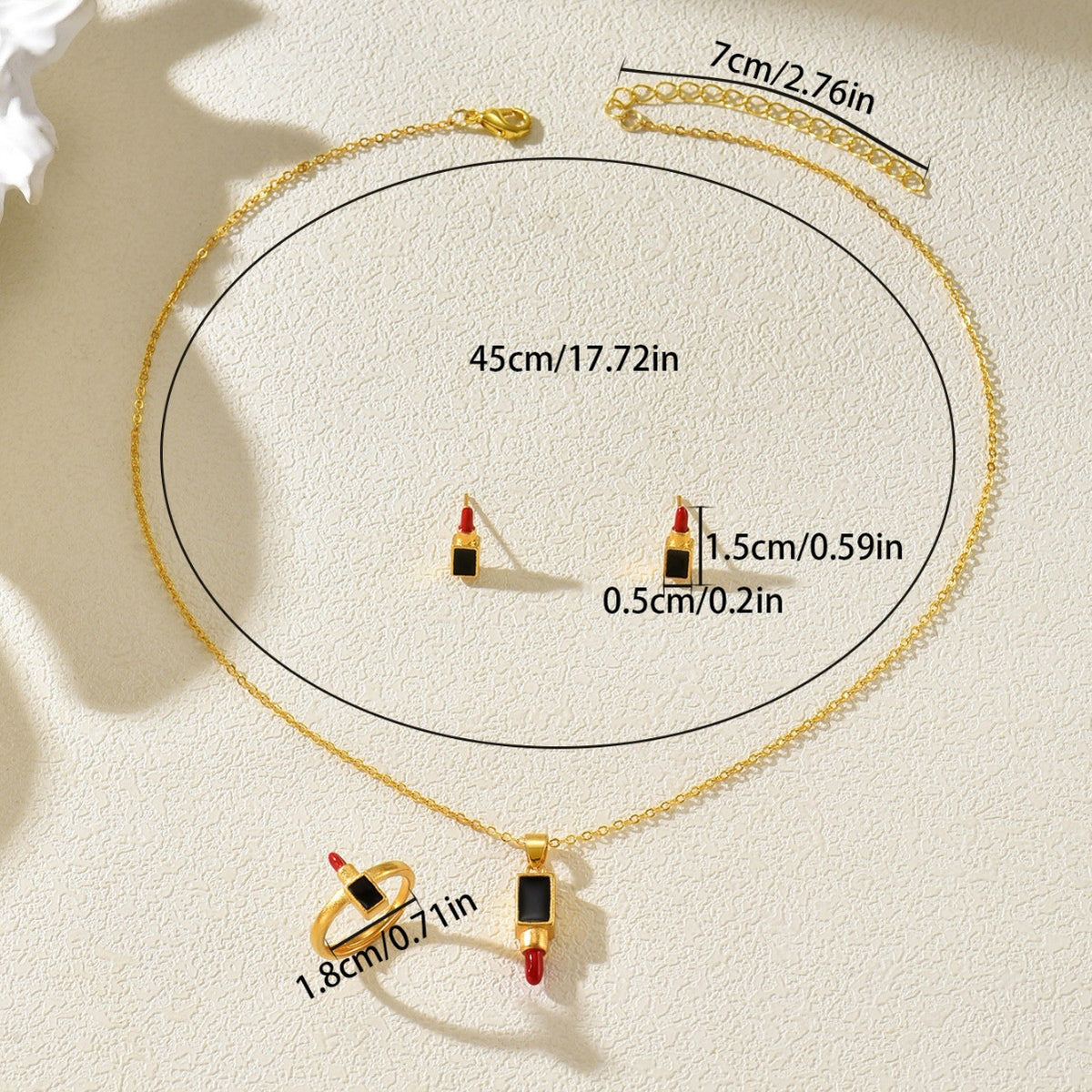 Lipstick Charm Jewelry — product image 4