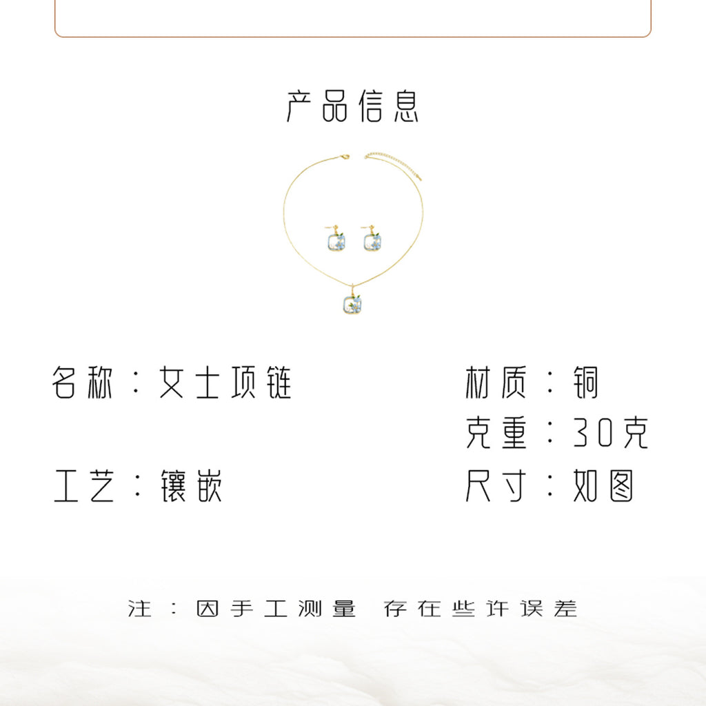 Pastel Square Floral Jewelry — product image 4