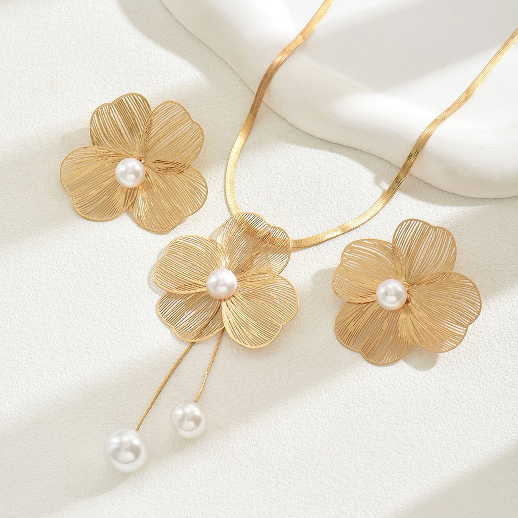 Pleated Flower Jewelry — product image 3