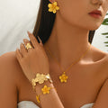 Textured Flower Jewelry