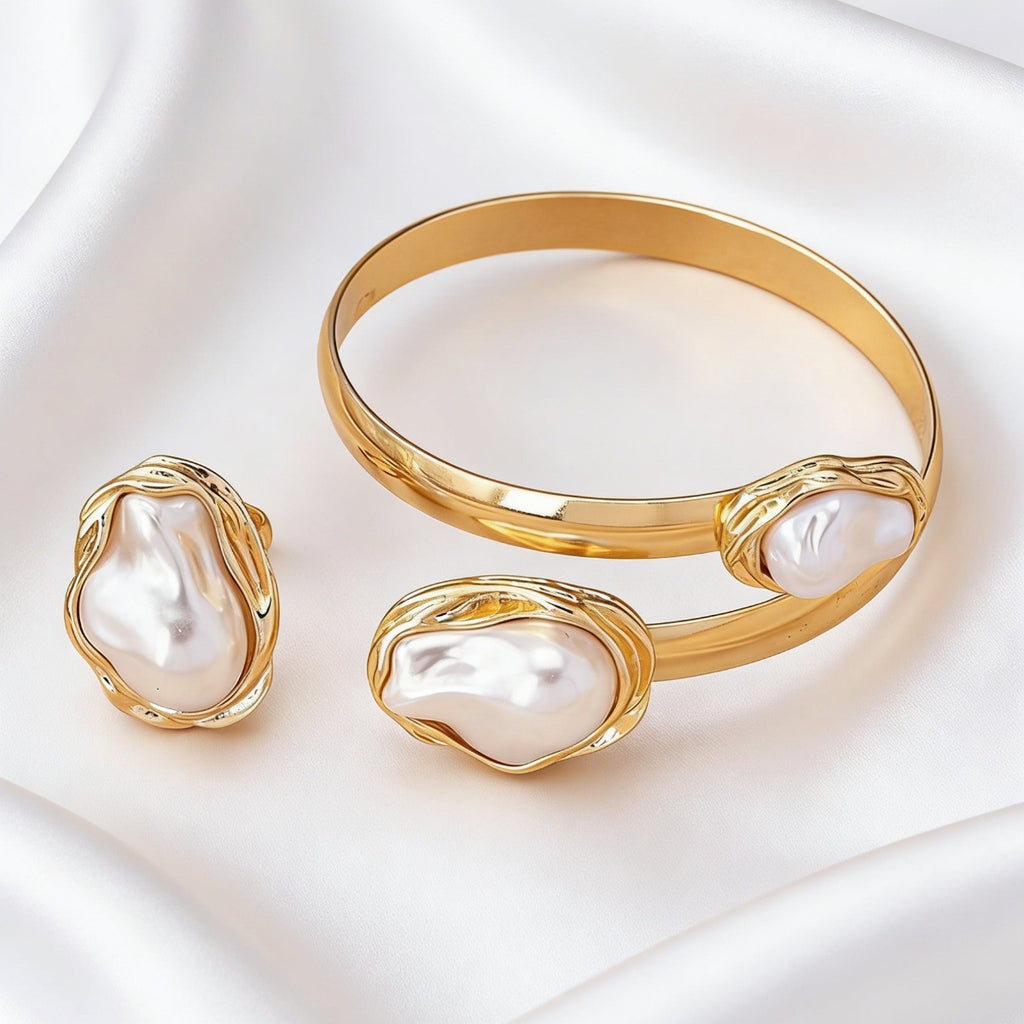 Baroque Pearl-Effect Jewelry — product image 4