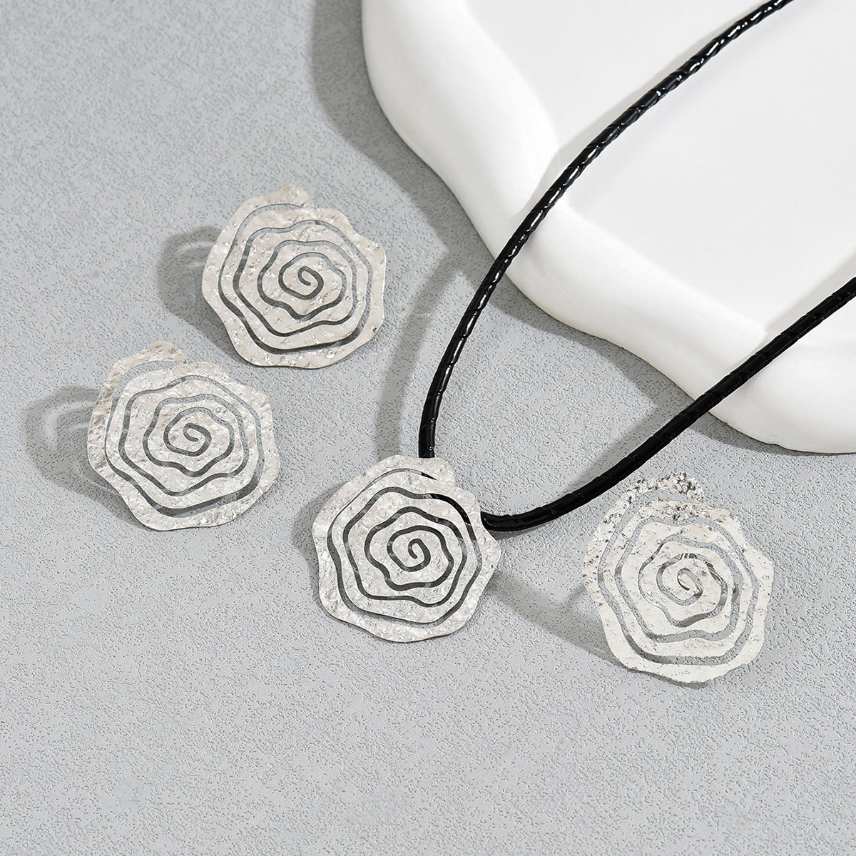 Raised Rose Cord Jewelry — product image 3