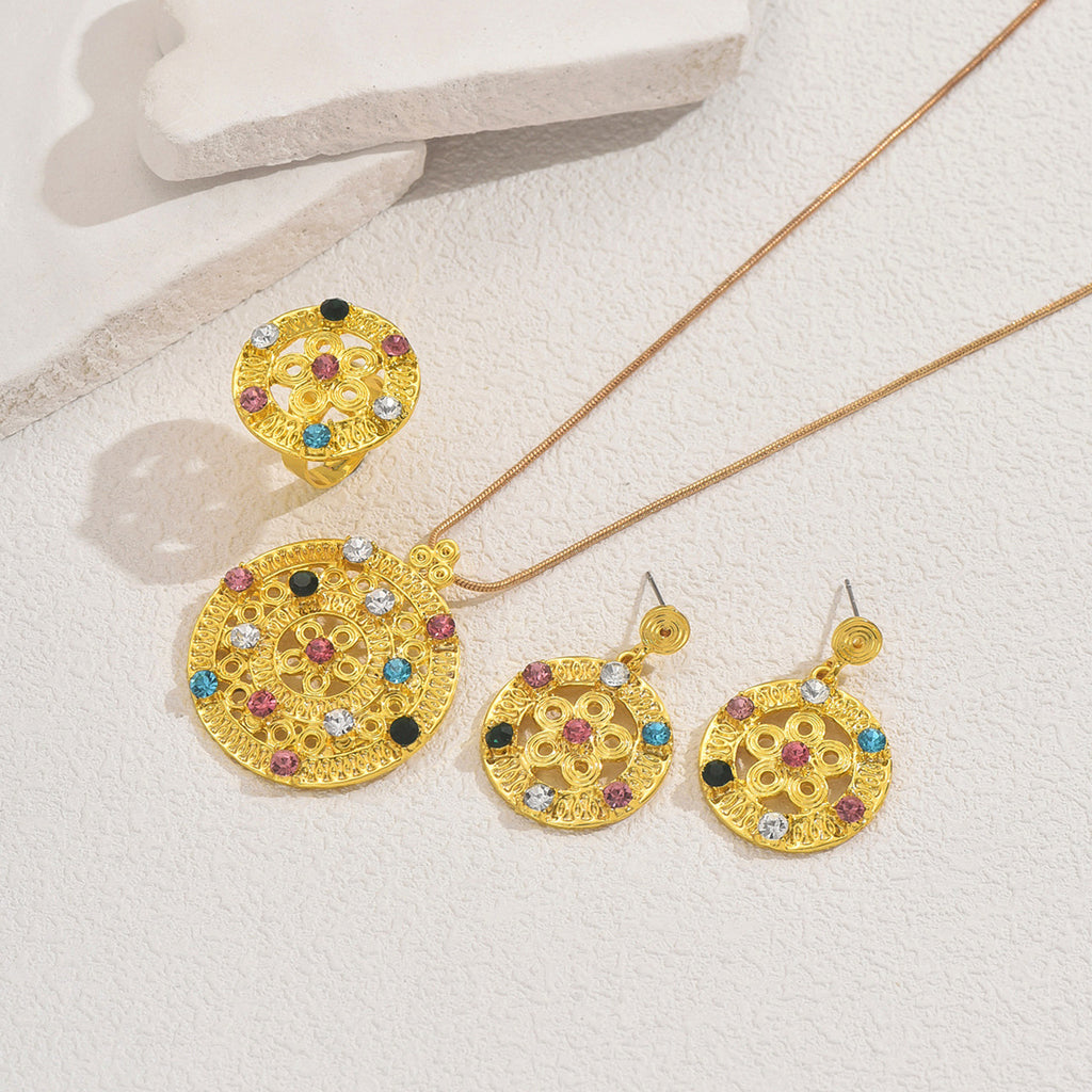 Colorful Ornate Medallion Jewelry — product image 2