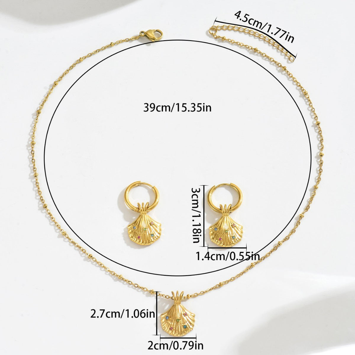Tiny Shell Charm Jewelry — product image 4