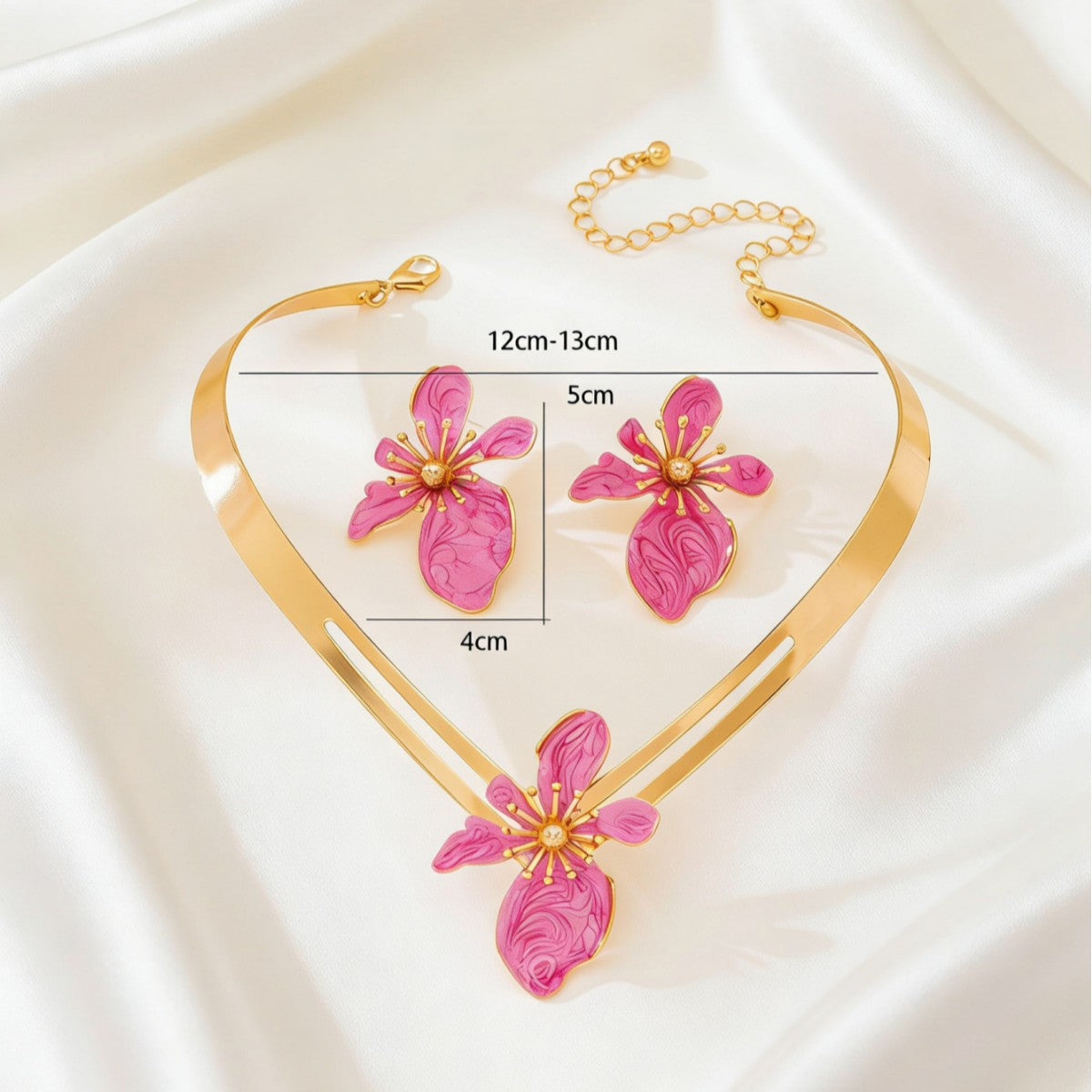 Color-Petal Flower Collar Jewelry — product image 4