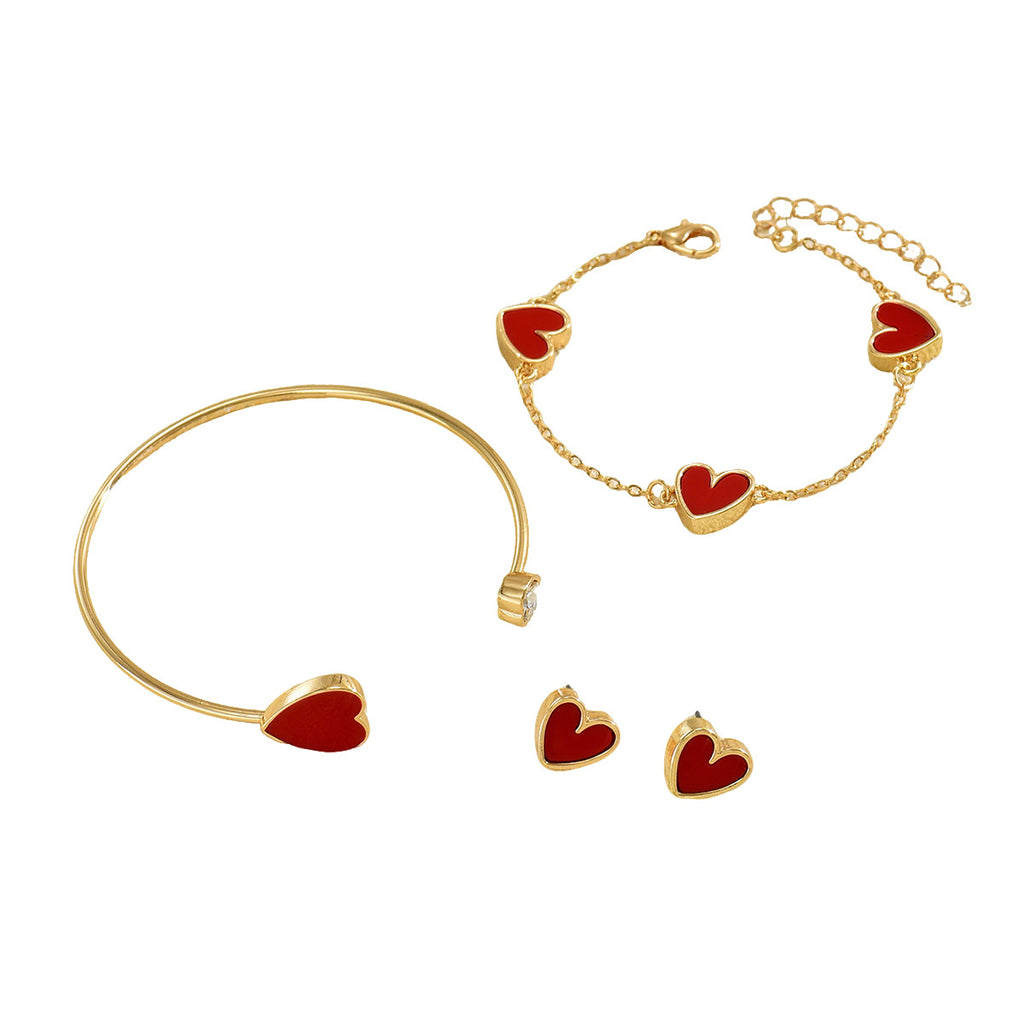 Red Heart Open Cuff Jewelry — product image 5