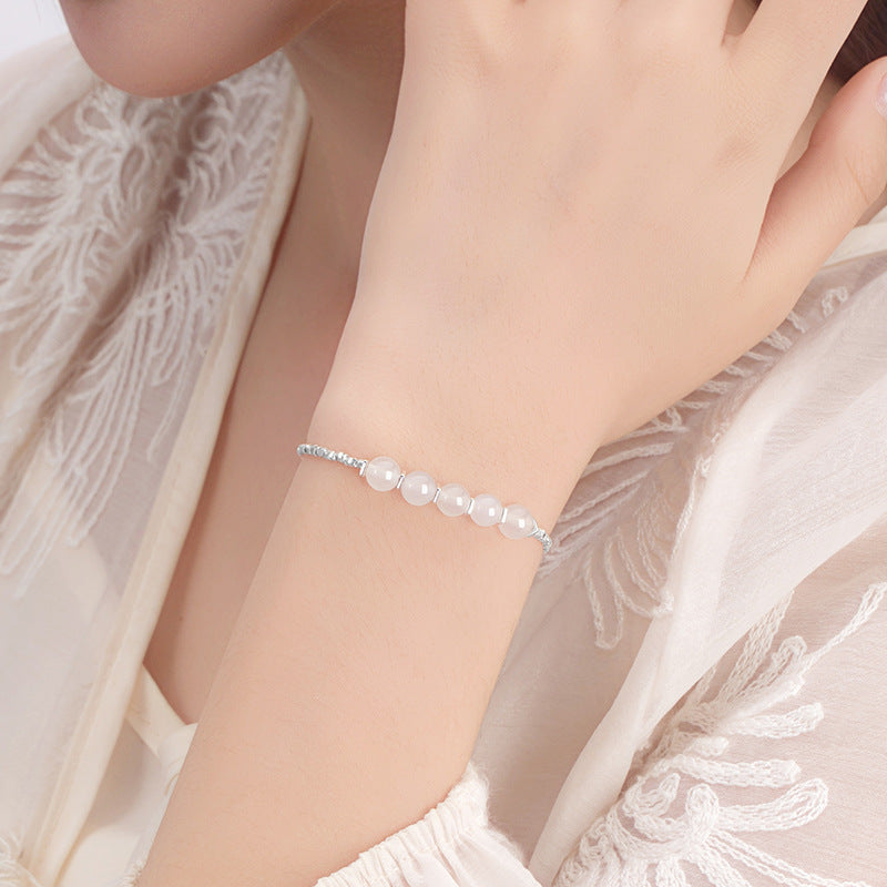 Women's S925 Silver All-Match Elegant Bracelet, Silver Jewelry Source Factory Wholesale
