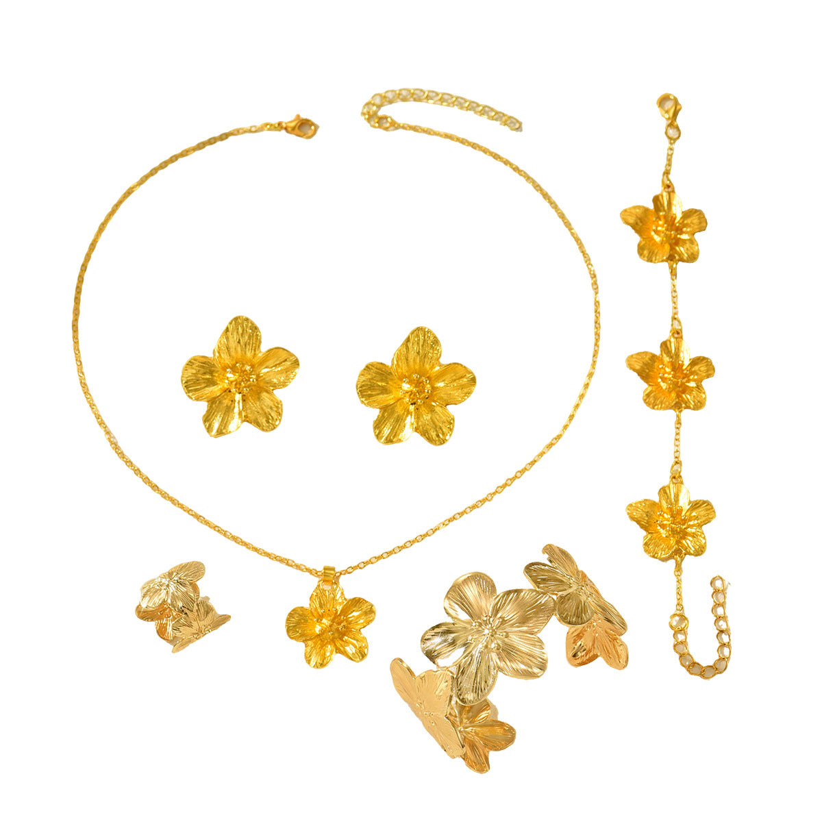 Textured Flower Jewelry — product image 5