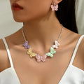 Pastel Butterfly Chain Jewelry