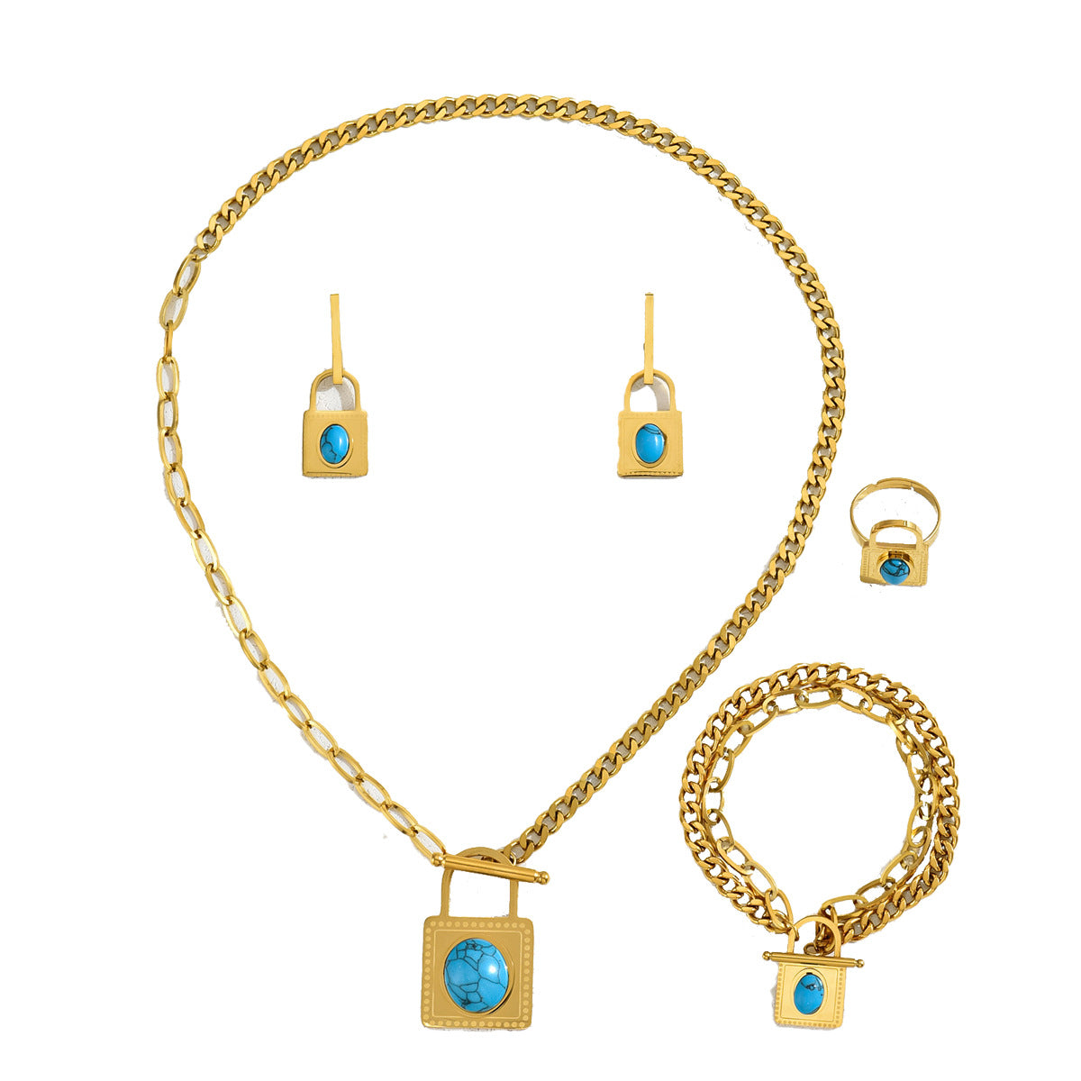 Blue Lock Charm Jewelry — product image 5