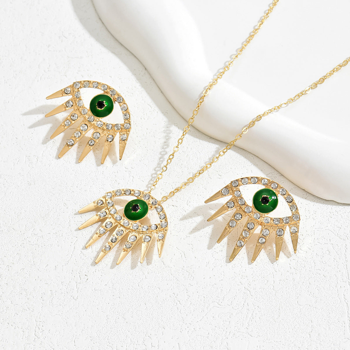 Green Eye Sunburst Jewelry — product image 3