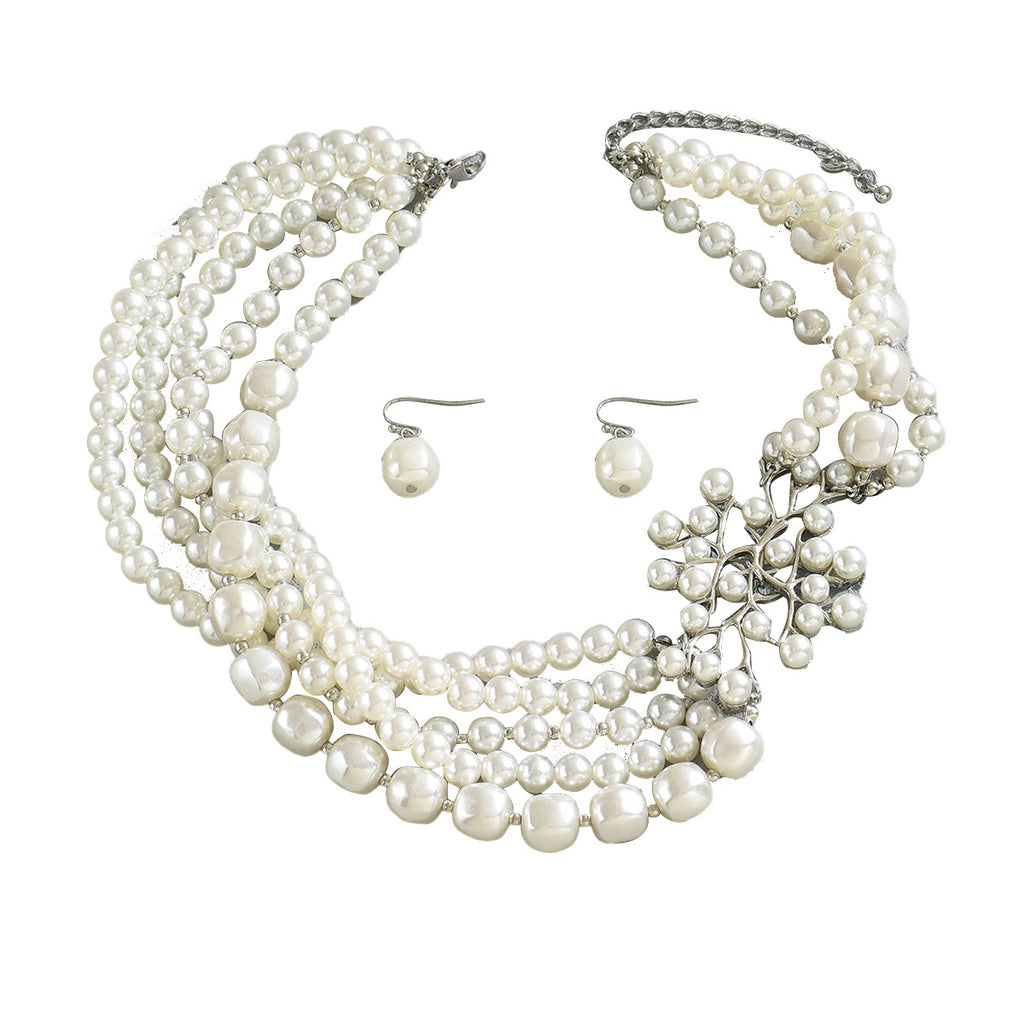 Pearl-Effect Branch Choker Jewelry — product image 5