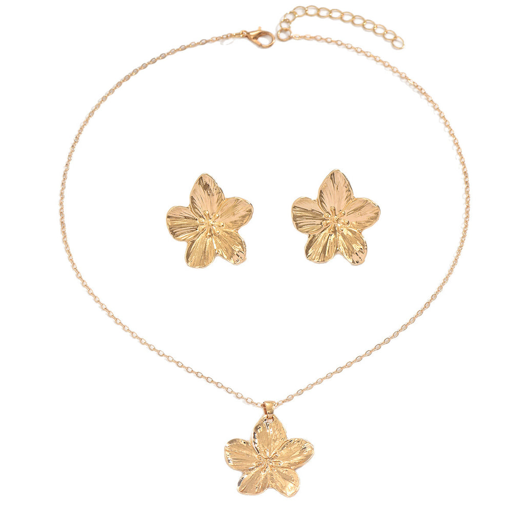 Etched Petal Flower Jewelry — product image 5