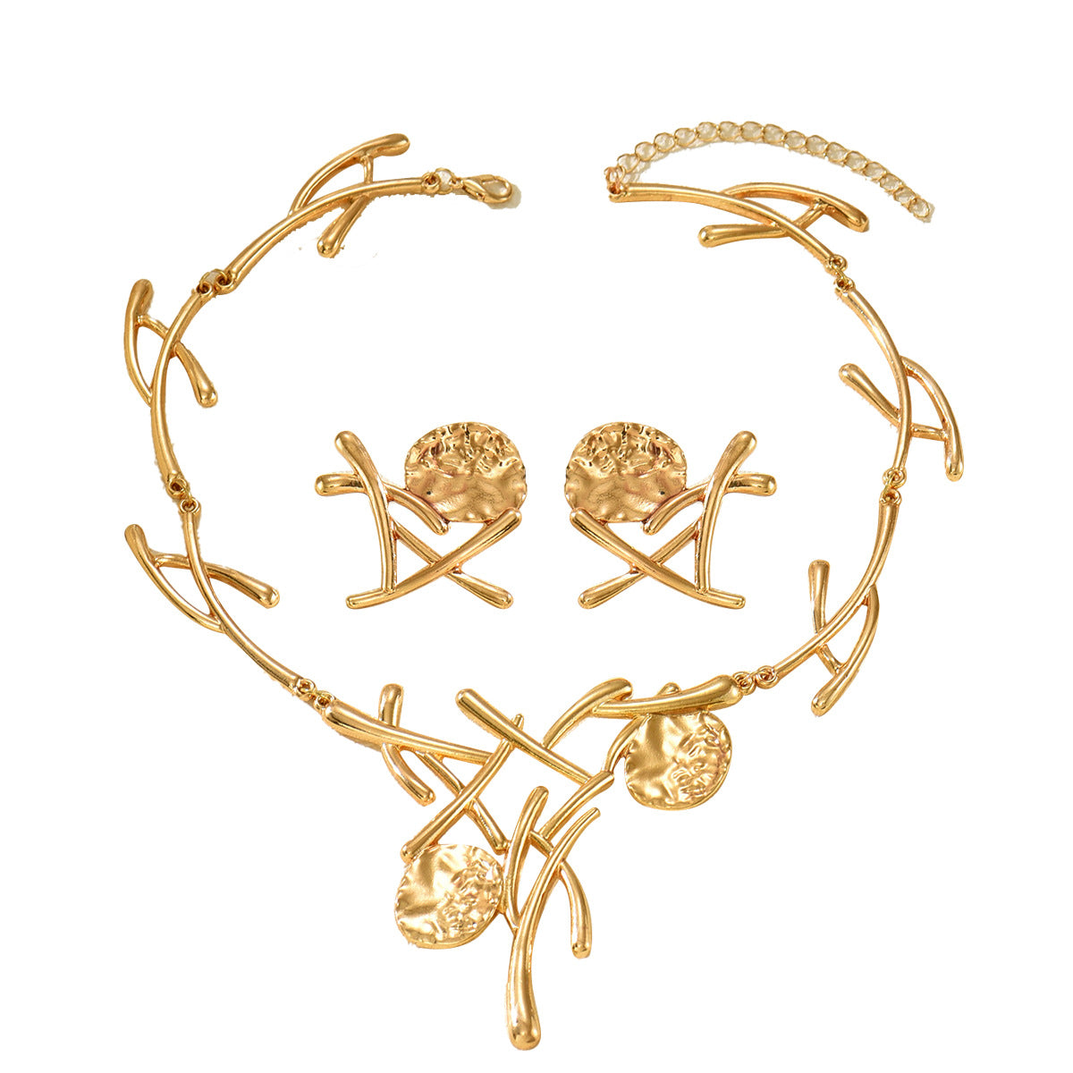 Abstract Line and Disc Jewelry — product image 5