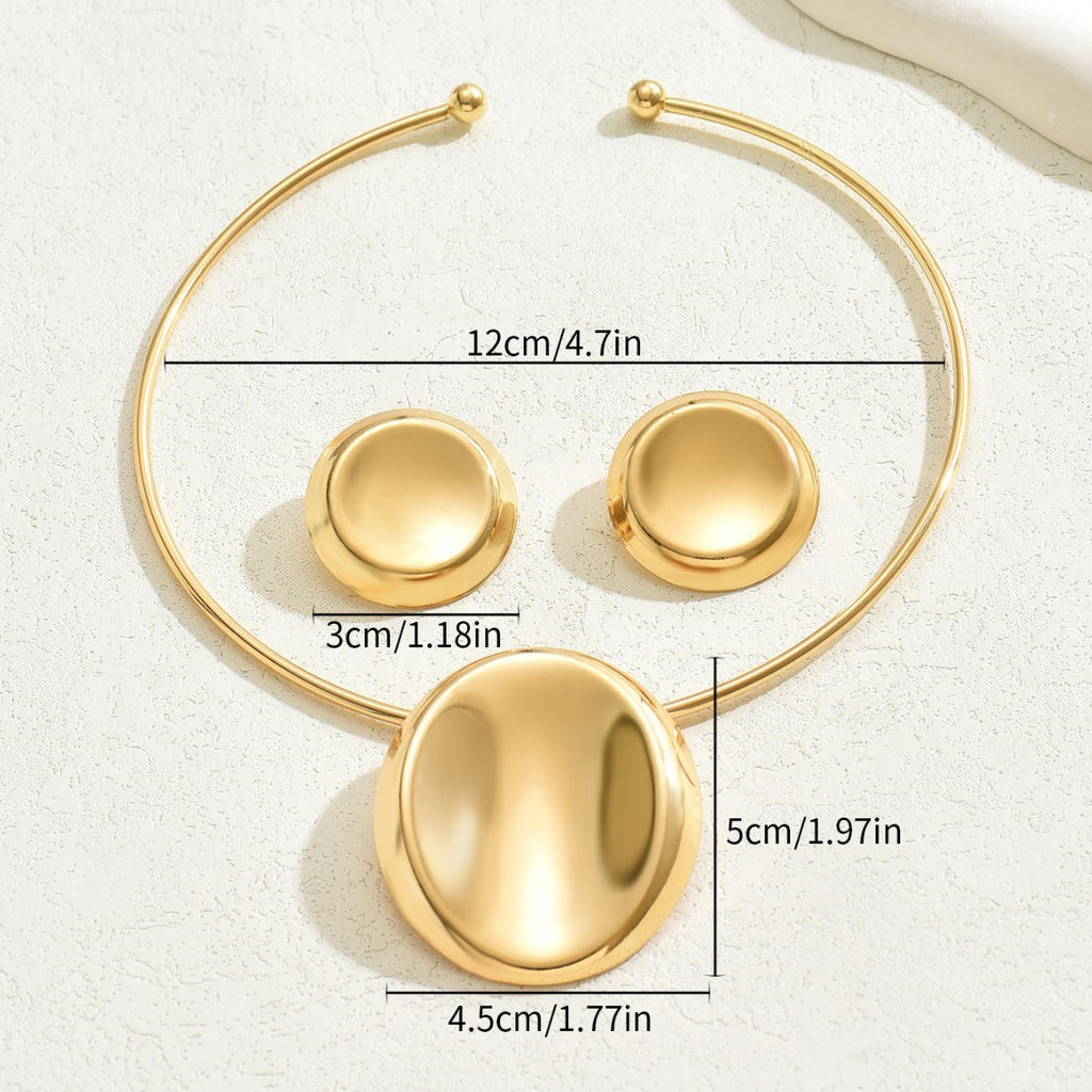 Polished Oval Collar Jewelry — product image 4
