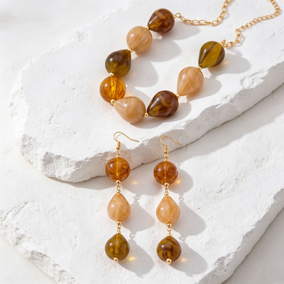 Warm Multicolor Bead Jewelry — product image 3