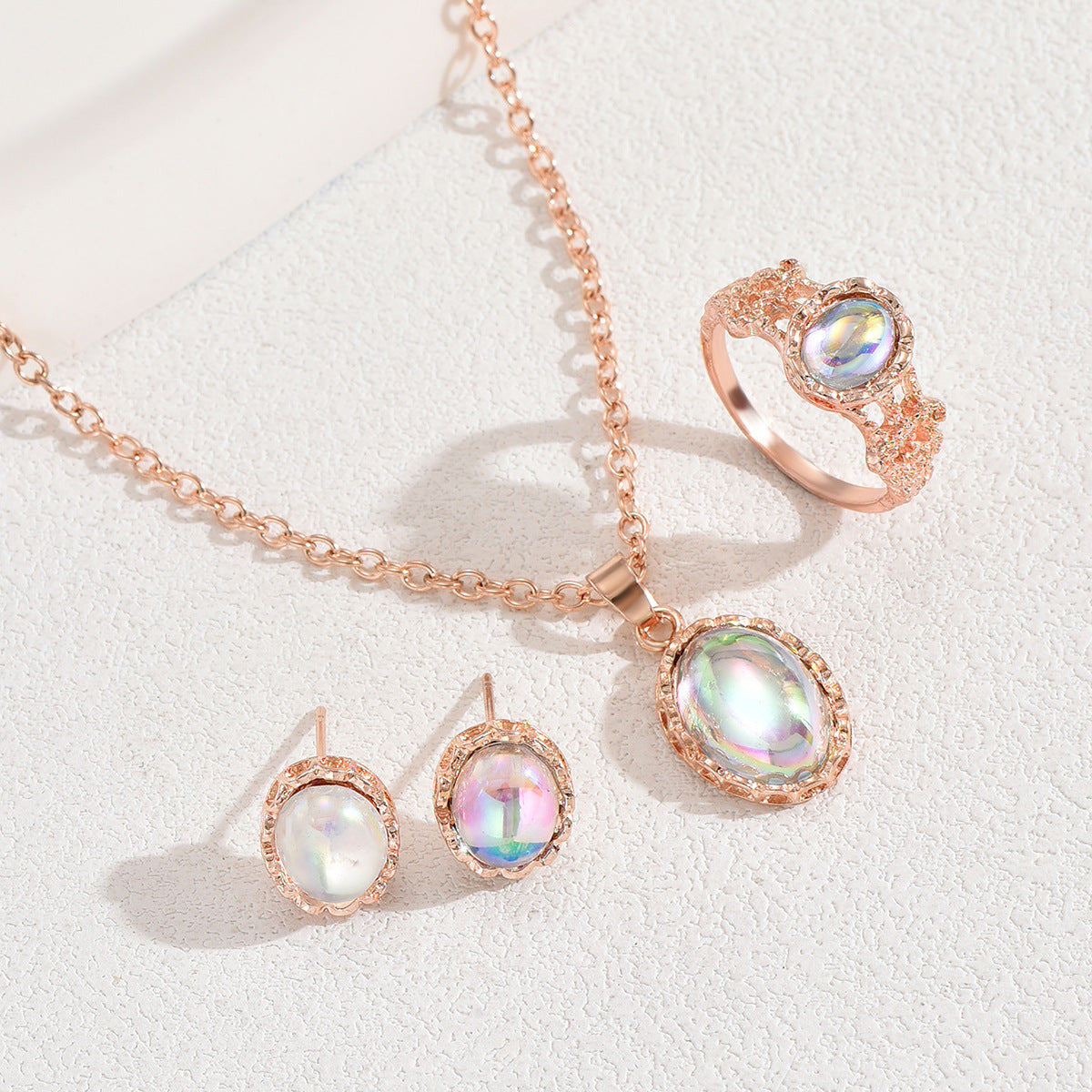 Oval Clear-Accent Pendant Jewelry — product image 3