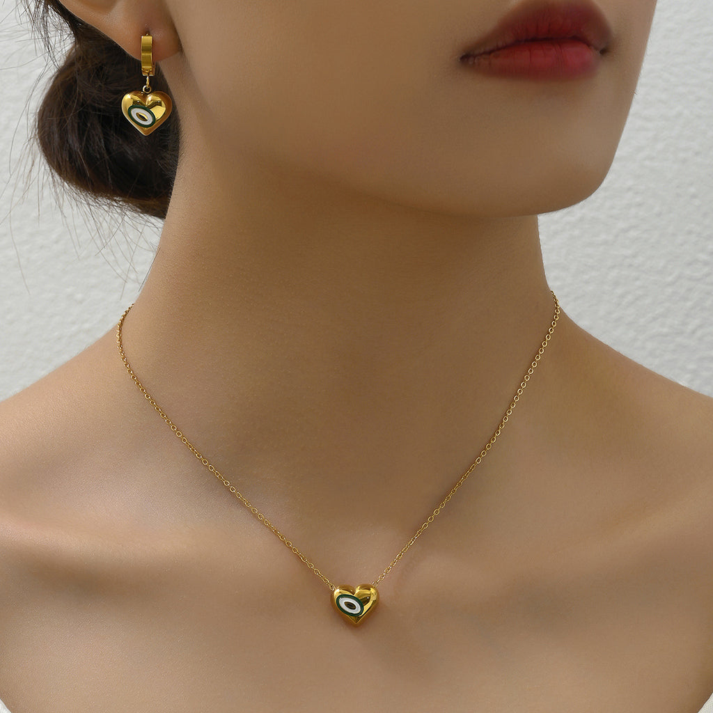 Petite Heart Eye Jewelry