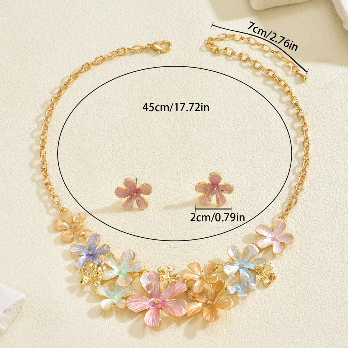 Pastel Flower Cluster Jewelry — product image 4