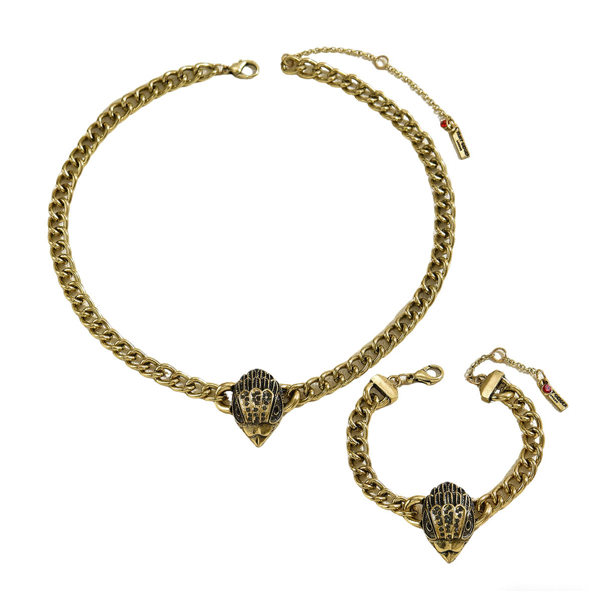 Antiqued Animal-Head Chain Jewelry — product image 5
