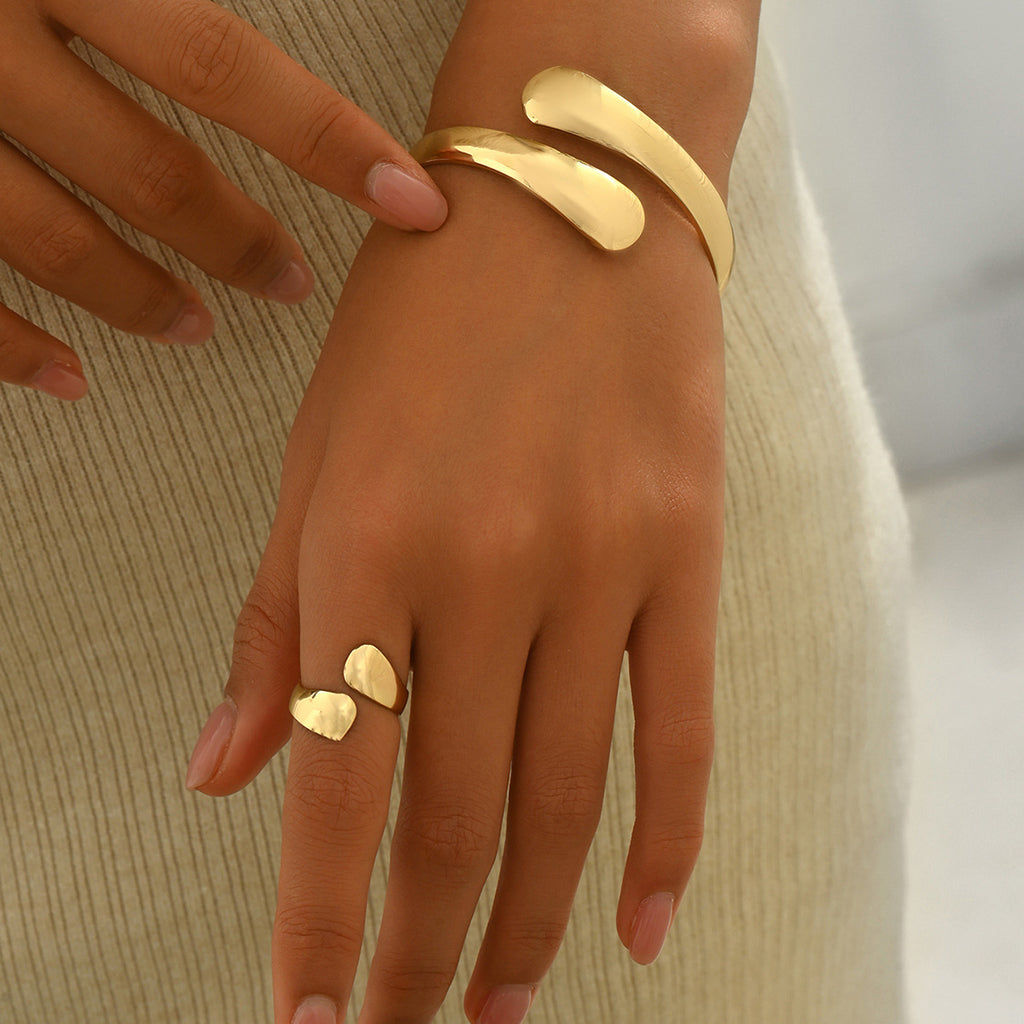 Fluid Double-Tip Open Cuff Jewelry — product image 2