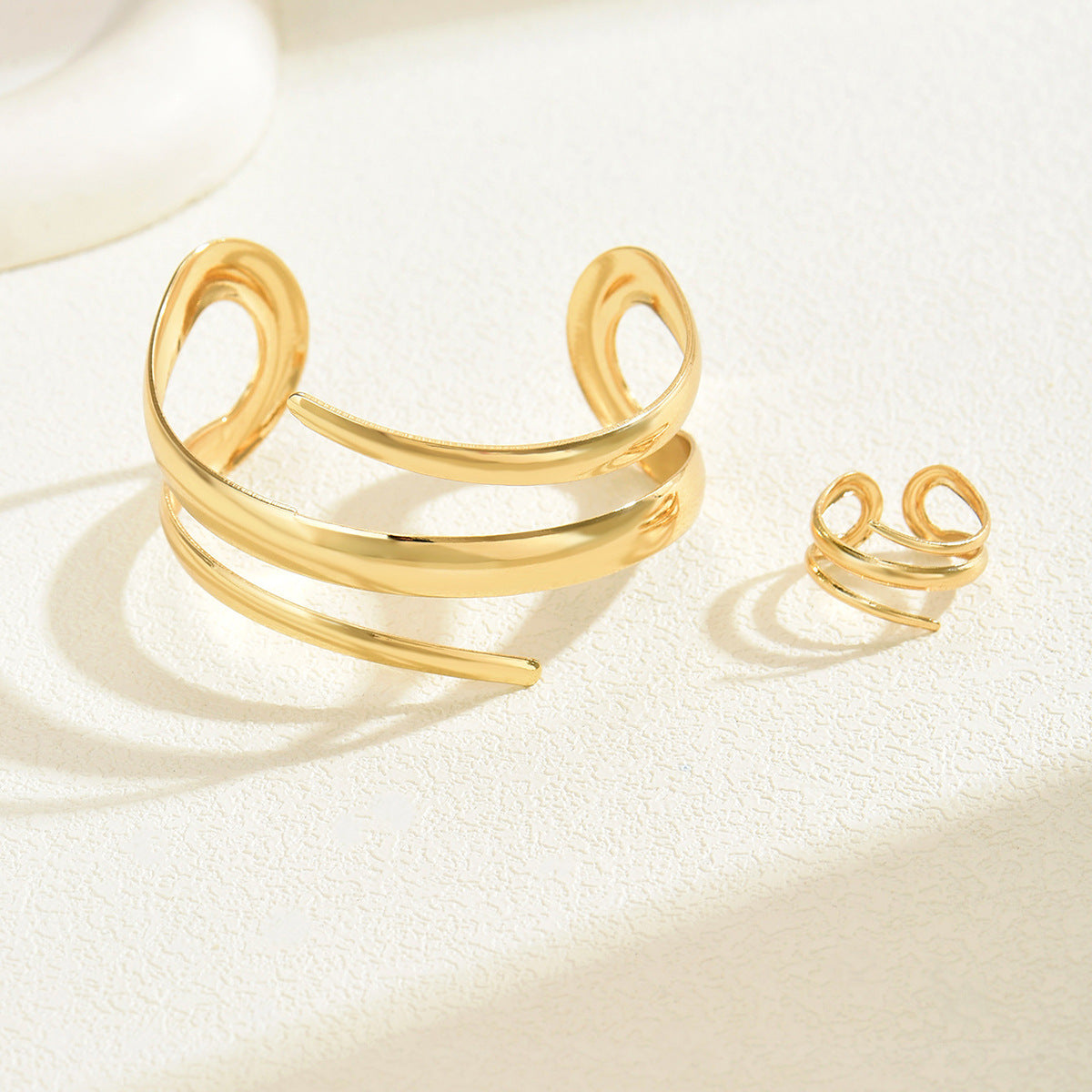 Sweeping Snake Cuff Jewelry — product image 3