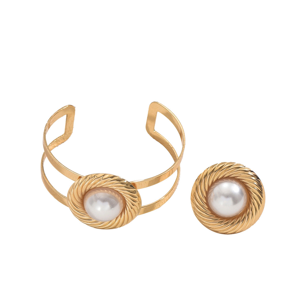 Rope-Frame Pearl-Effect Jewelry — product image 5