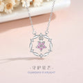 Five-Pointed Star Sterling Silver 925 Necklace Female Niche Design Light Luxury Zircon Clavicle Chain Get Things Ins Style Garland Pendant
