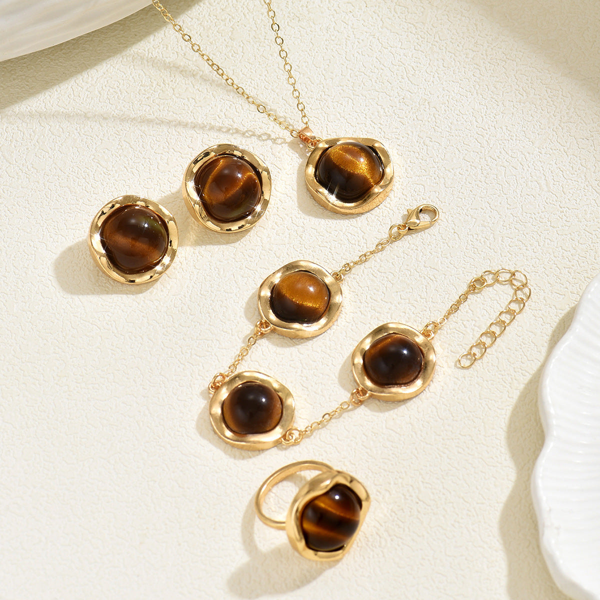 Amber-Color Oval Jewelry — product image 3