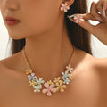 Pastel Flower Cluster Jewelry