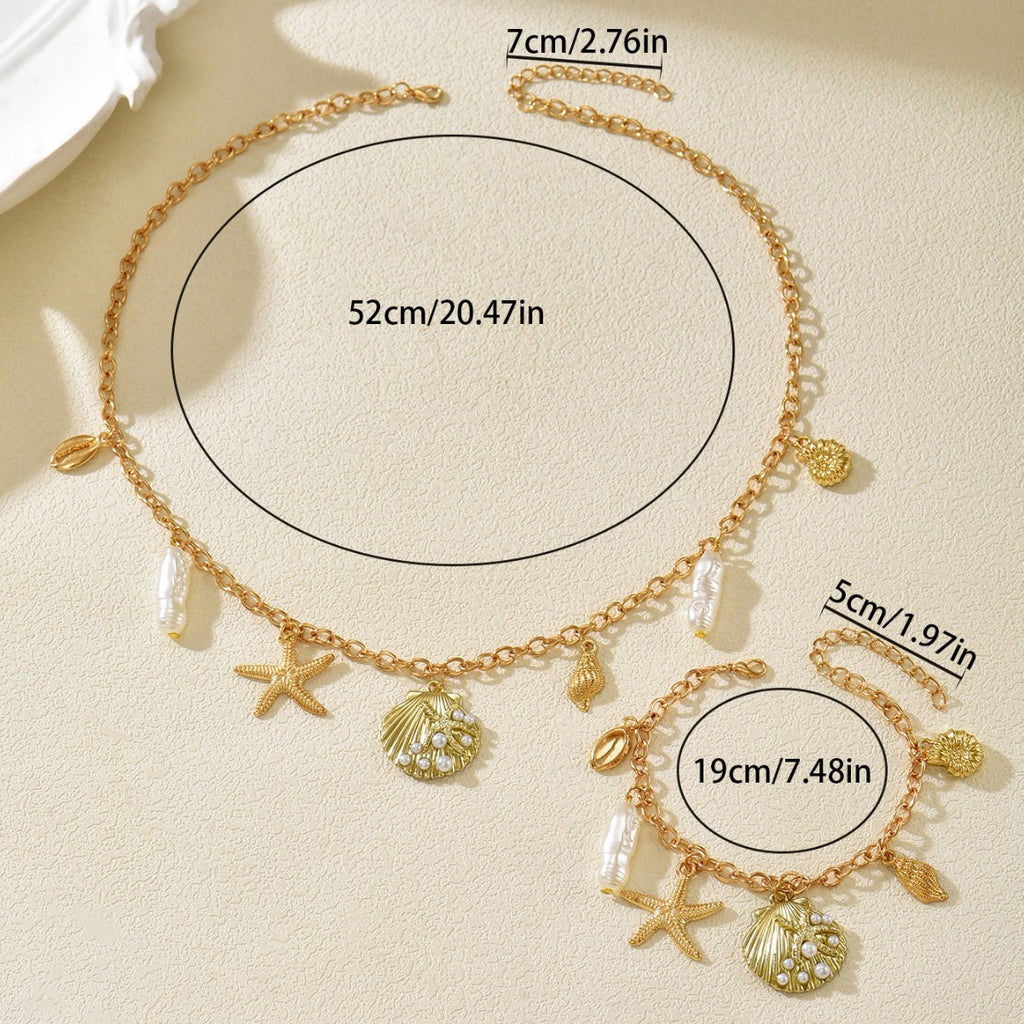 Shell and Starfish Charm Jewelry — product image 4