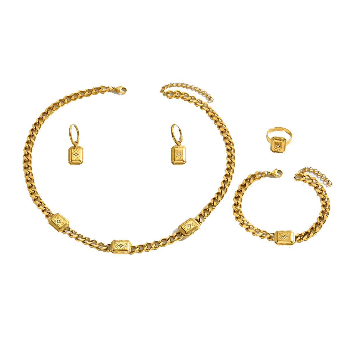 Square-Accent Chain Jewelry — product image 5