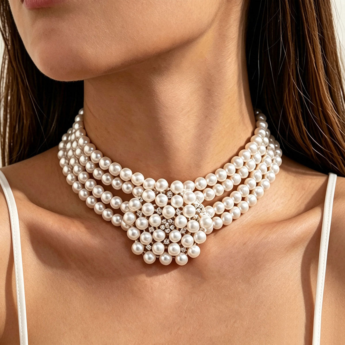 Multi-Row Pearl-Effect Jewelry — product image 2