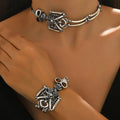 Skull and Geometric Cord Jewelry