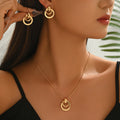 Linked Circle Pendant Jewelry