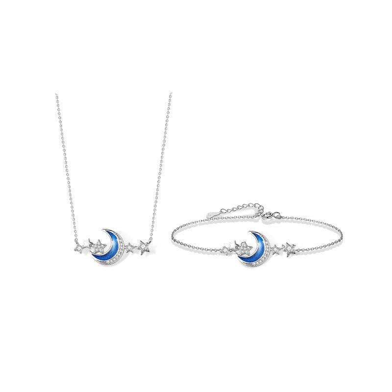 Xingyue Necklace Women's Summer Sterling Silver Clavicle Chain Pendant Simple Light Luxury Niche Design Sense 2021 New Women's Jewelry
