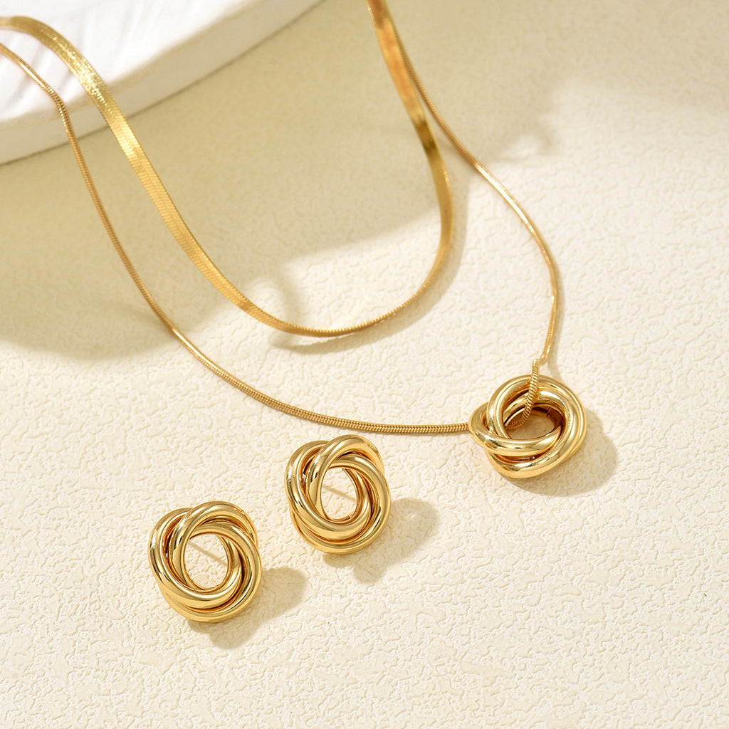 Layered Knot Pendant Jewelry — product image 3