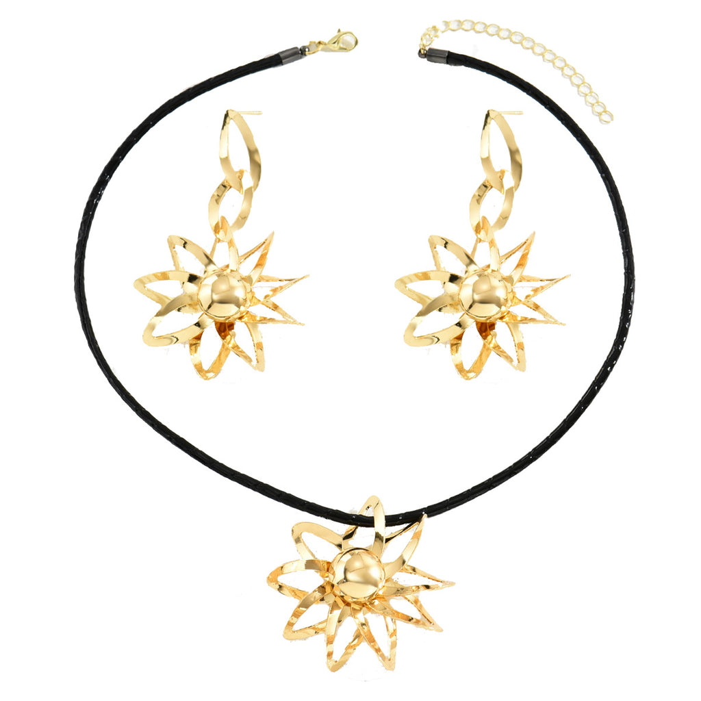 Open Star Flower Cord Jewelry — product image 5