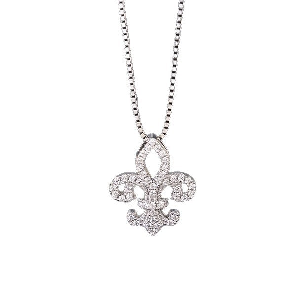 Iris Pure Silver 999 Necklace Women's Light Luxury High-Grade Zircon Flower Clavicle Chain Ins Little Red Book Same Pendant