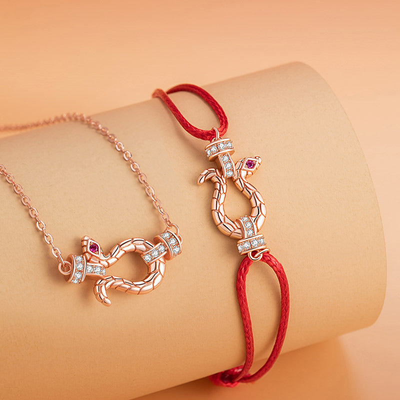 Sterling Silver Snake and Zodiac Jewelry – Zircon Accents