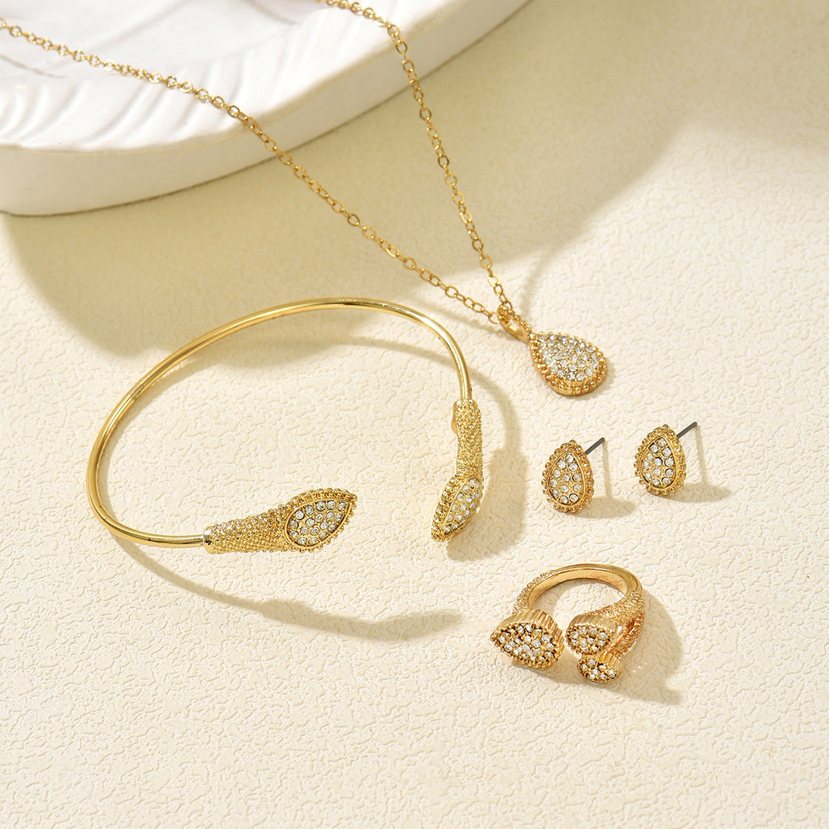 Teardrop Pavé-Effect Jewelry — product image 3