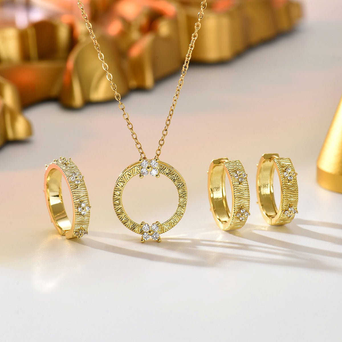 Sparkling Open Circle Jewelry — product image 3