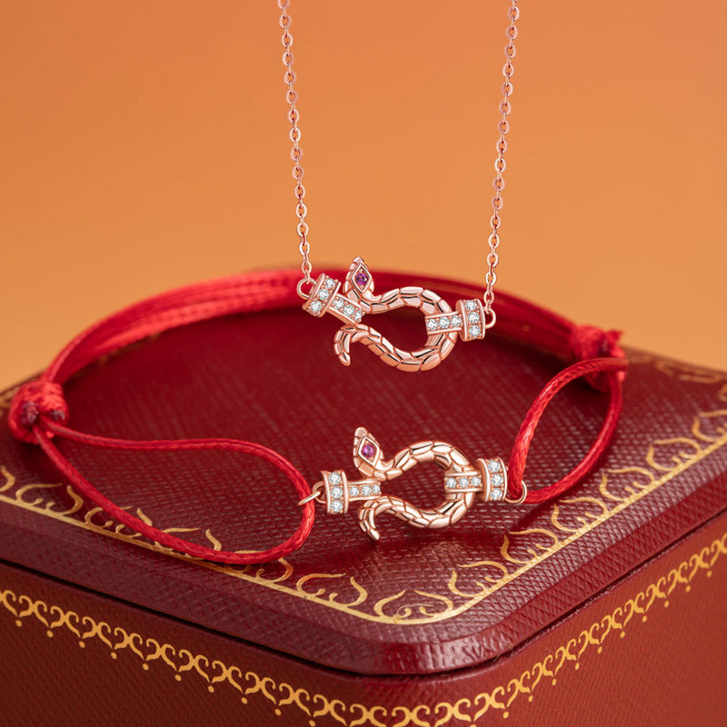 Sterling Silver Snake and Zodiac Jewelry – Zircon Accents