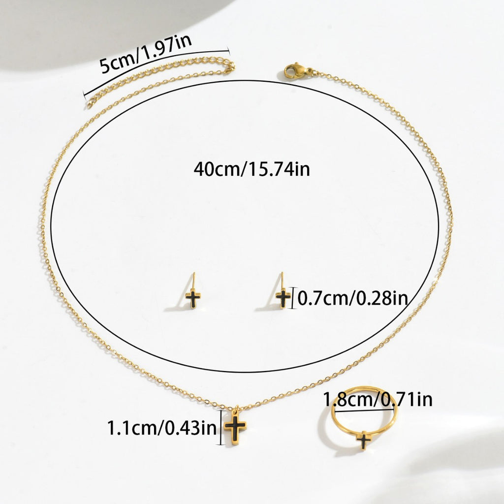 Tiny Four-Point Cross Jewelry — product image 4