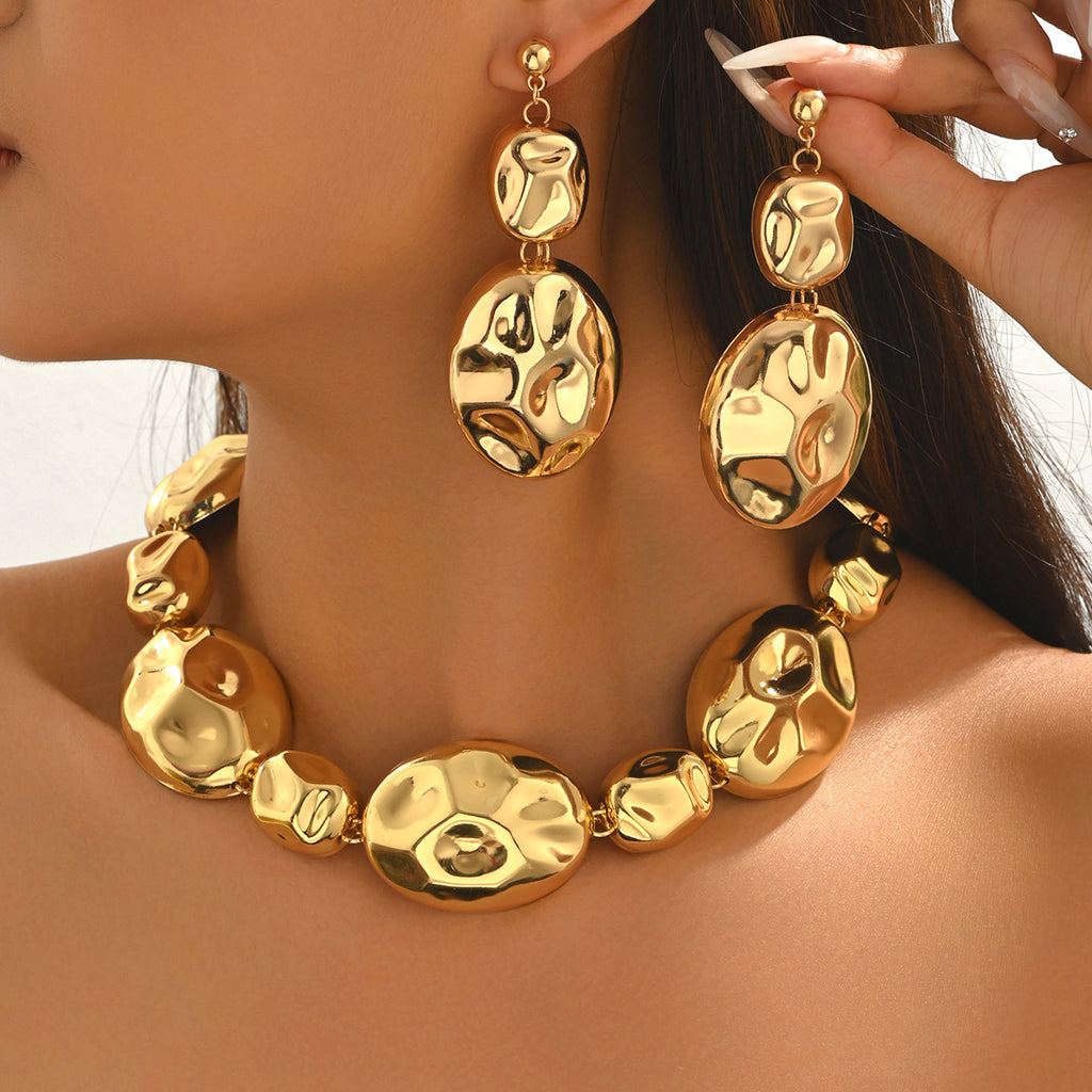 Hammered Oval Link Jewelry