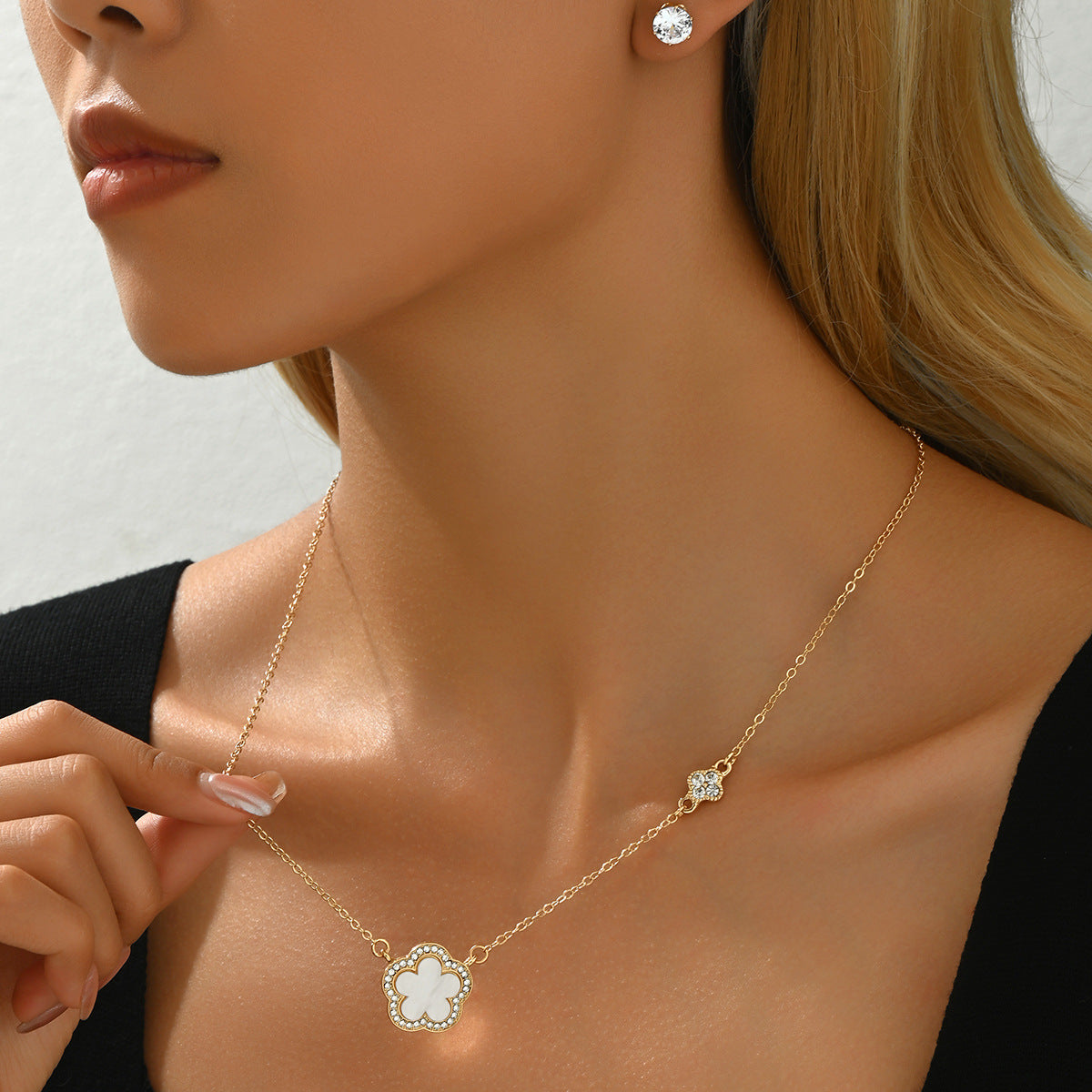 Pale Blossom Pendant Jewelry