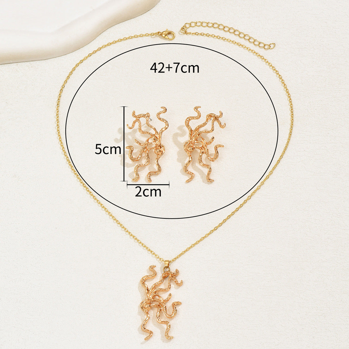 Wavy Branch Pendant Jewelry — product image 4