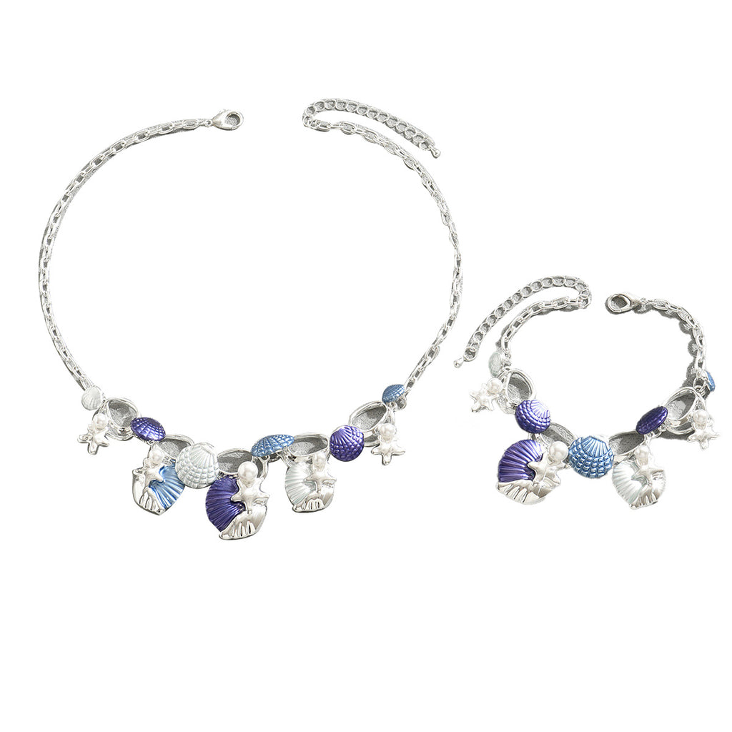 Blue Shell Charm Jewelry — product image 5