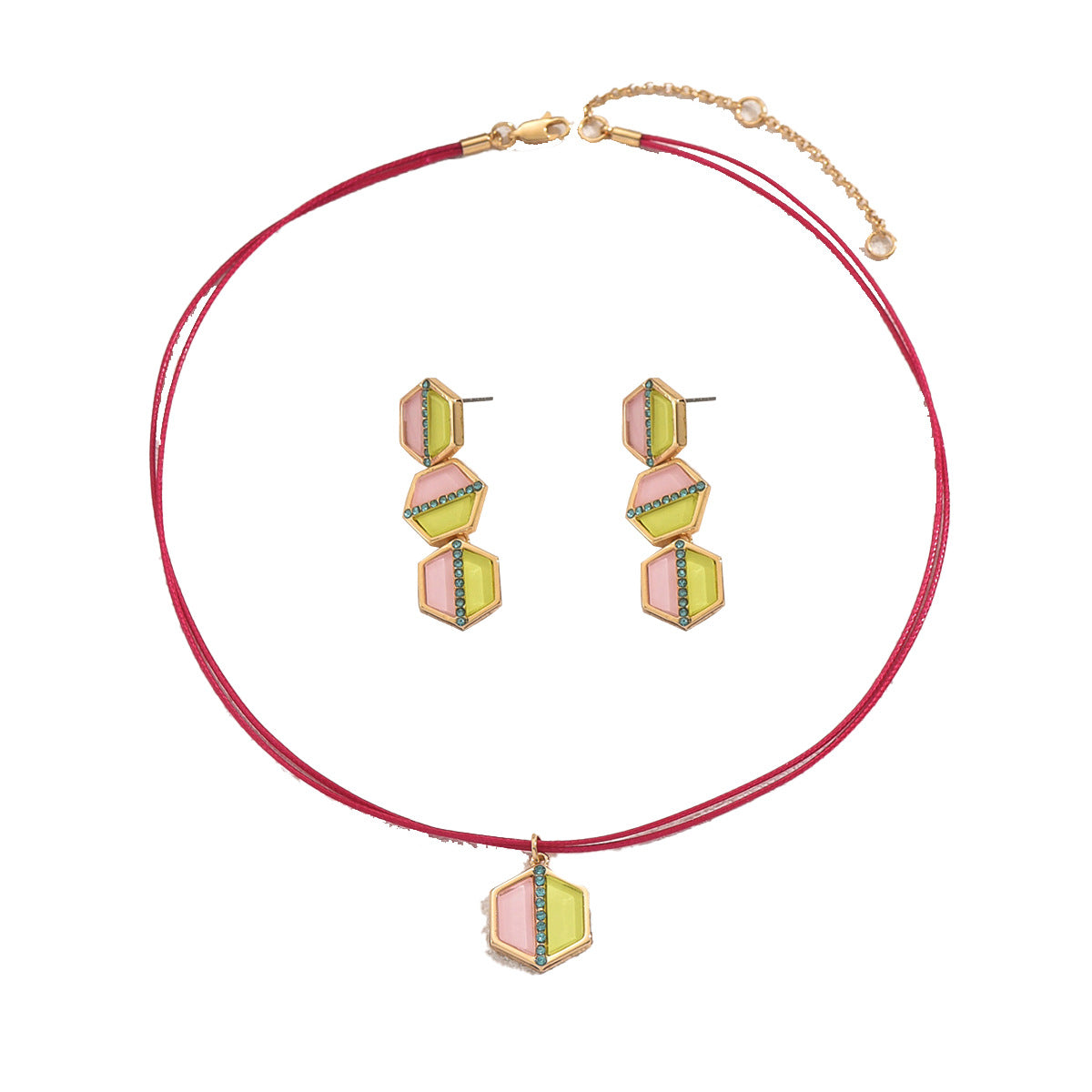 Pastel Geometric Cord Jewelry — product image 5